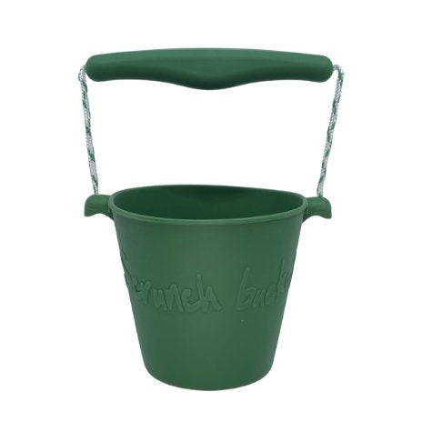 Scrunch Bucket Silikon Eimer Moosgrün