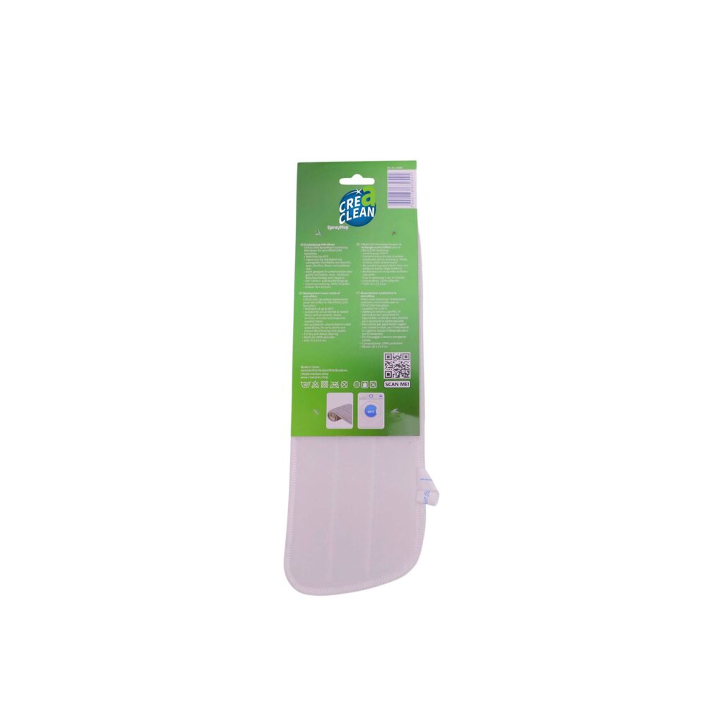 CREaCLEAN Mikrofaser Universal Wischbezug für CREaCLEAN SprayMop, 2er Set