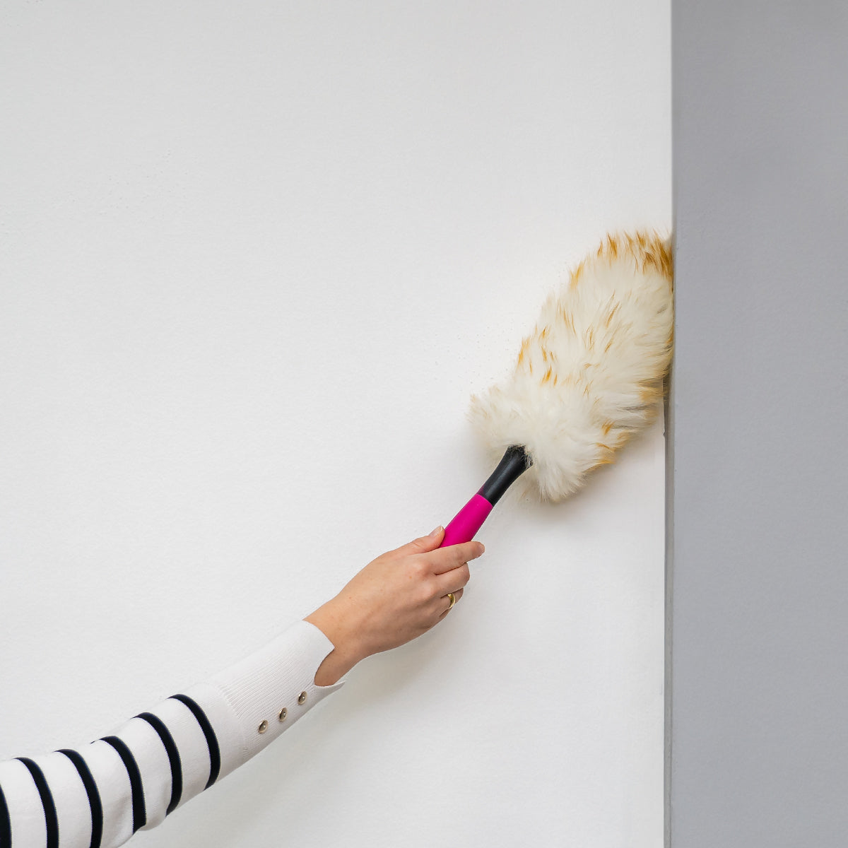 CREaCLEAN Staubwedel – Staubwischer aus Lammwolle
