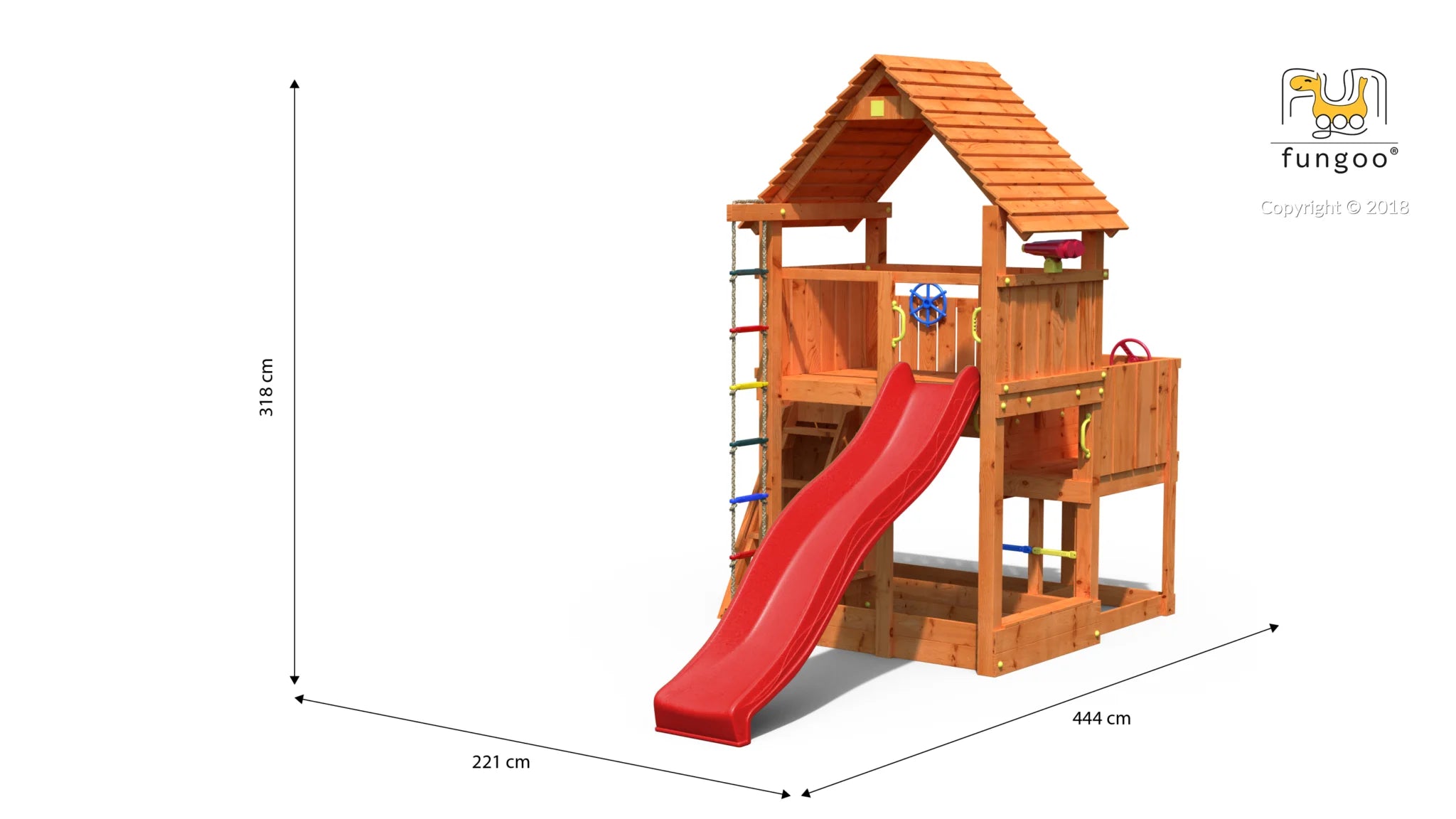 Fungoo BIG LEADER slide RED