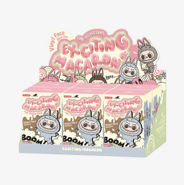 Pop Mart THE MONSTERS - Labubu Exciting Macaron Series Vinyl Plush Blind Box (Einzelbox)