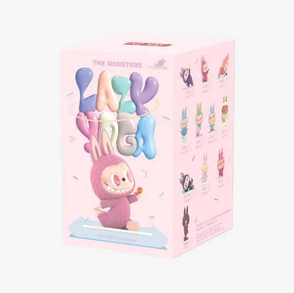 Pop Mart Labubu The Monsters Lazy Yoga Series Figures Sealed Case (Einzelpack)