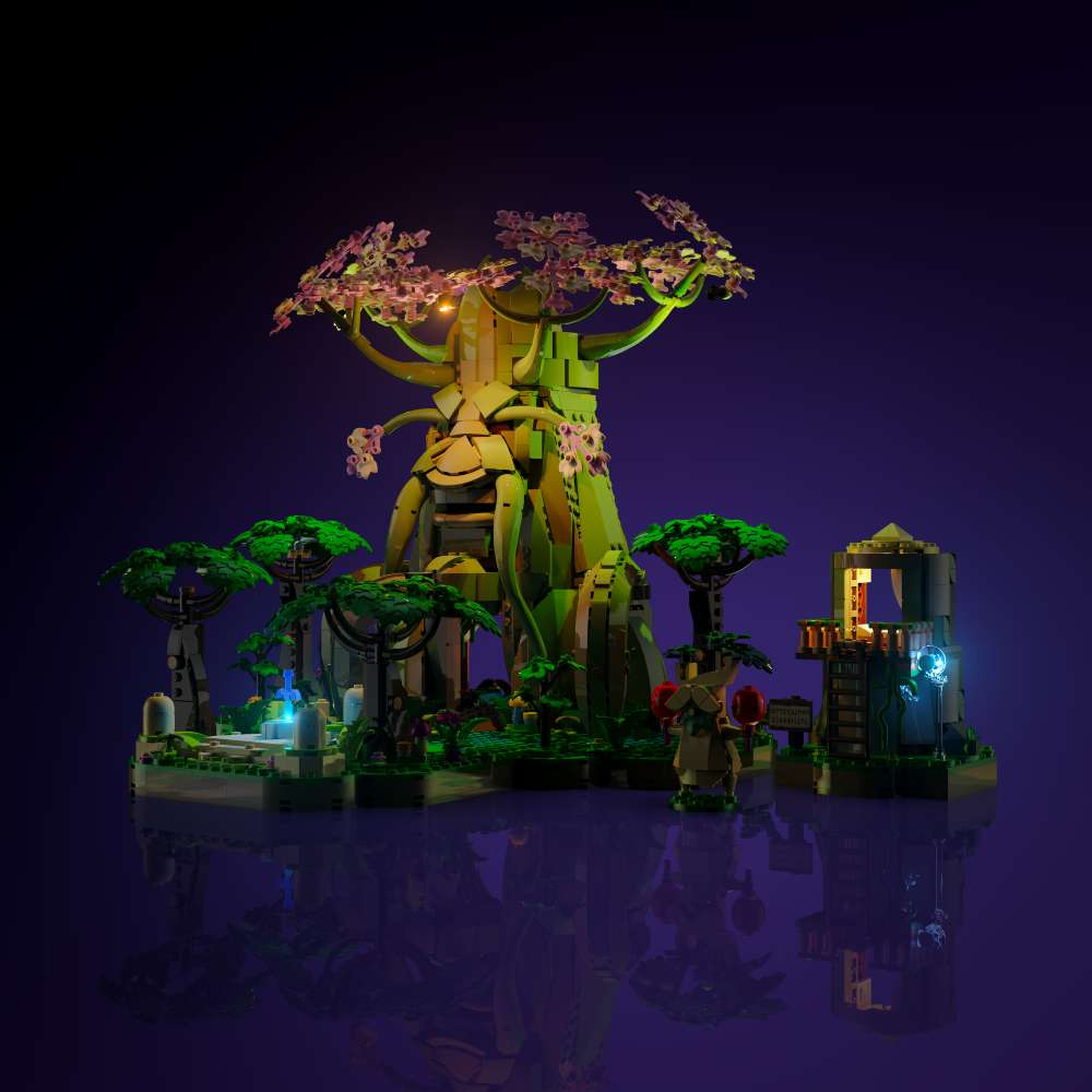 LMB 2.0 LED Lich für LEGO The Legend of Zelda - Deku-Baum 2 in 1 77092