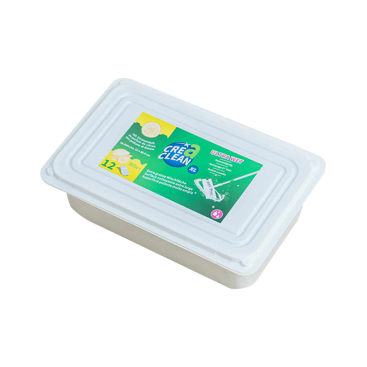 CREaCLEAN ULTRA WET XL · Nasse Ersatztücher · 22×38.5cm