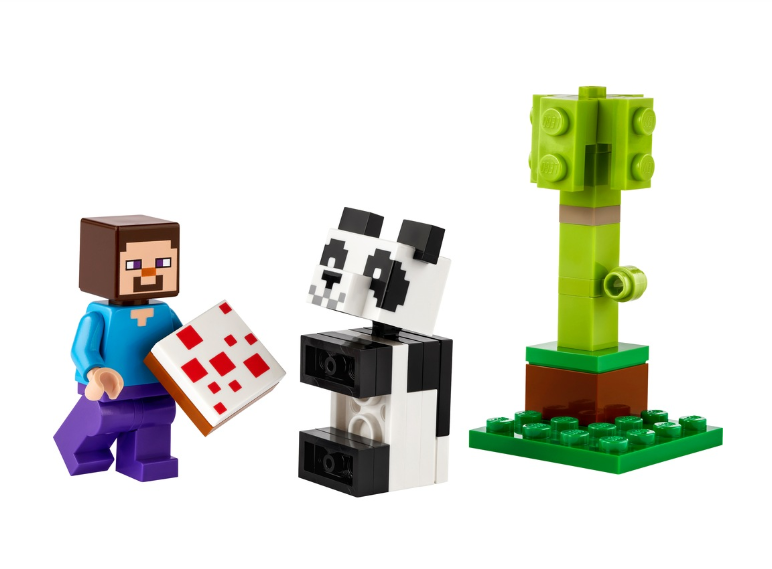 LEGO Minecraft Steve mit Baby-Panda Polybag 30672