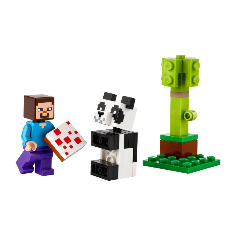 LEGO Minecraft Steve mit Baby-Panda Polybag 30672