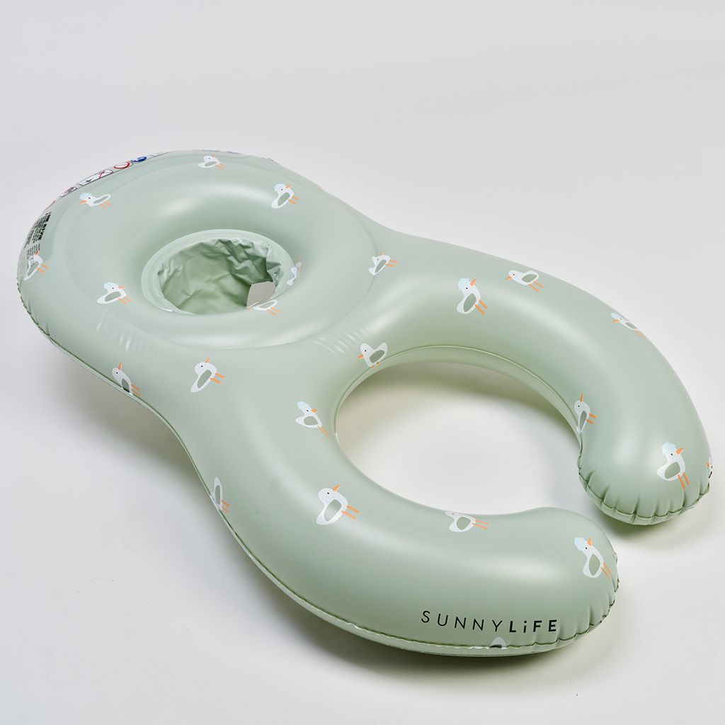 Sunnylife Schwimmender Babysitz EU Sammy the Seagull Green