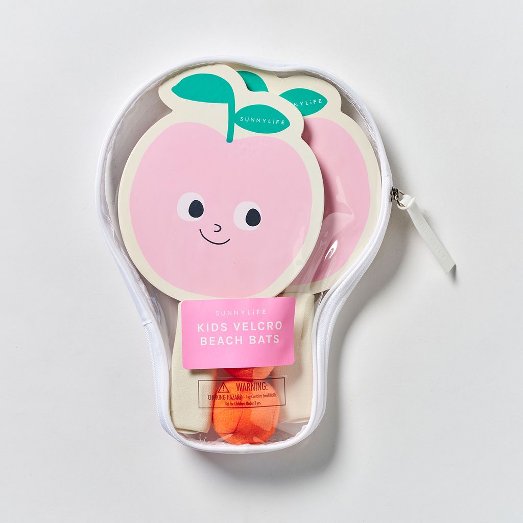 Sunnylife Kids Klettverschluss-Schläger Poppy the Peach Multi