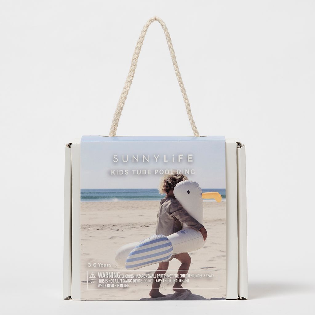 Sunnylife Schwimmring Sammy the Seagull Blue Stripe