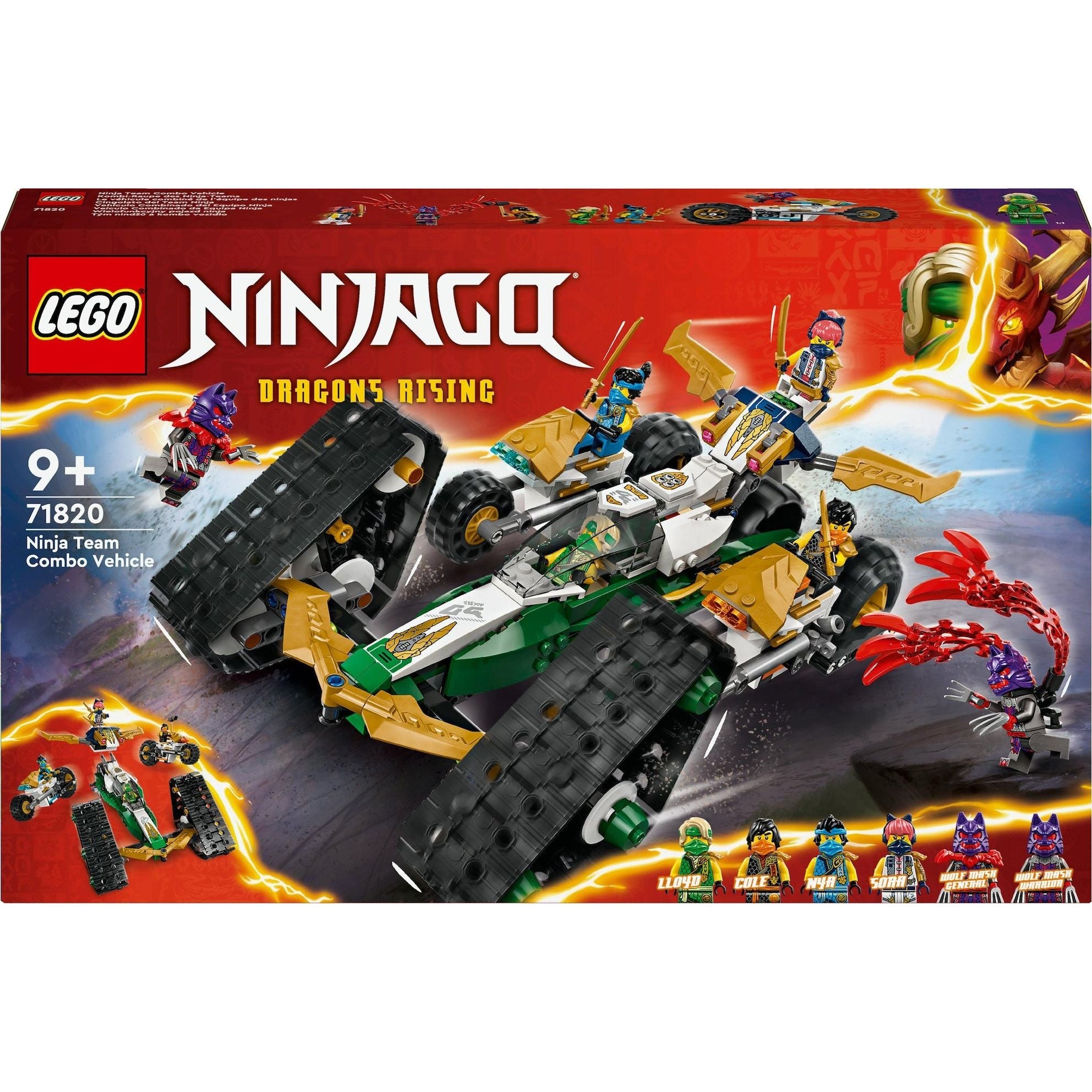 LEGO NINJAGO Kombi-Raupe des Ninja-Teams 71820