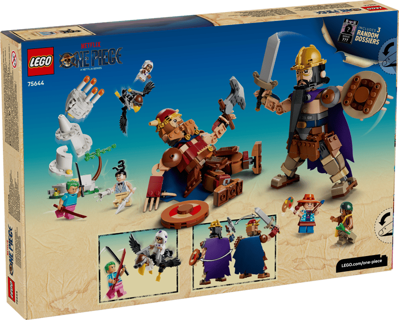 LEGO ONE PIECE Woogey vs. Boogey – Riesen aus Little Garden 75644