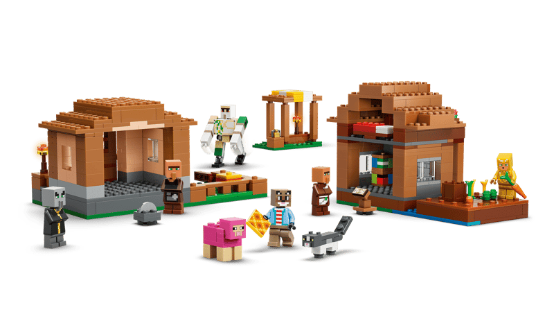LEGO Minecraft Angriff des Magiers auf das Dorf 21596