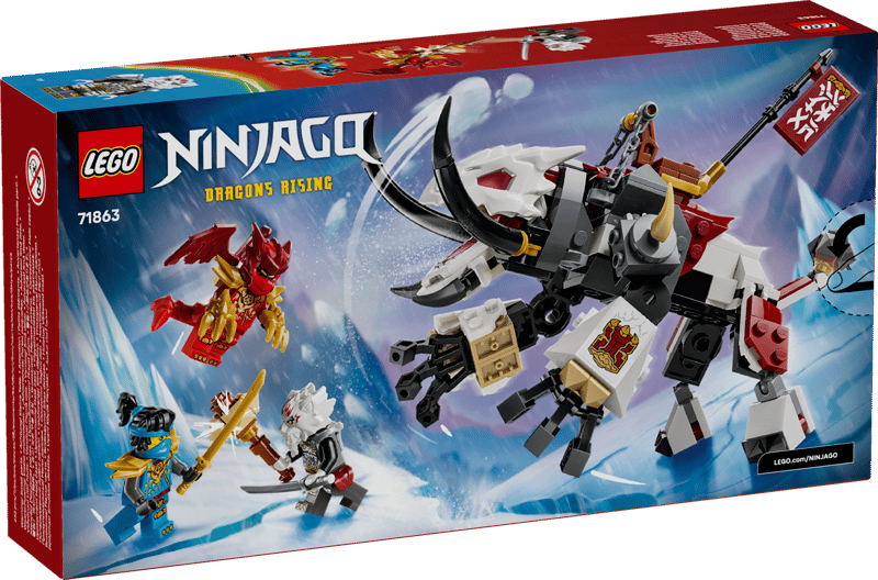LEGO Ninjago Zilvar auf seinem Drachentier Grimtak 71863