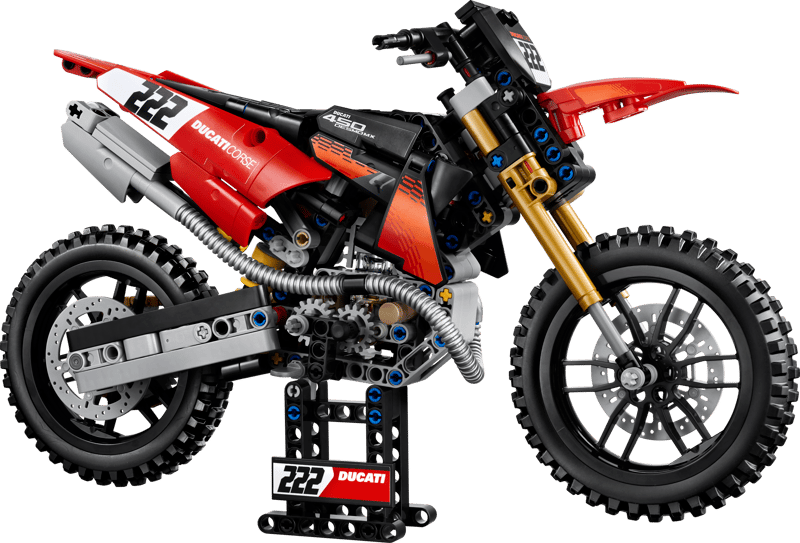 LEGO Technic Ducati Desmo450 MX Factory Motorrad 42238