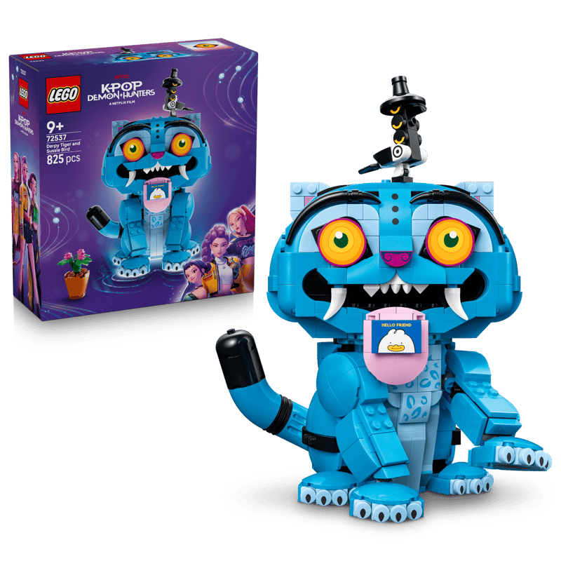 LEGO KPop Demon Hunters Der Tiger Derpy und die Elster Sussie 72537