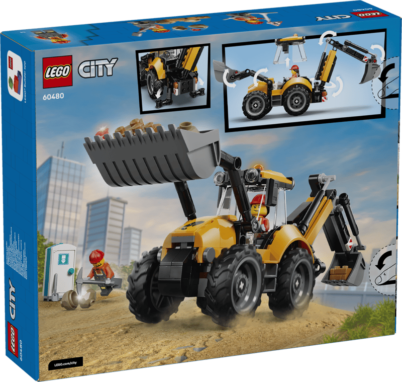 LEGO LEGO City Gelber Baggerlader 60480