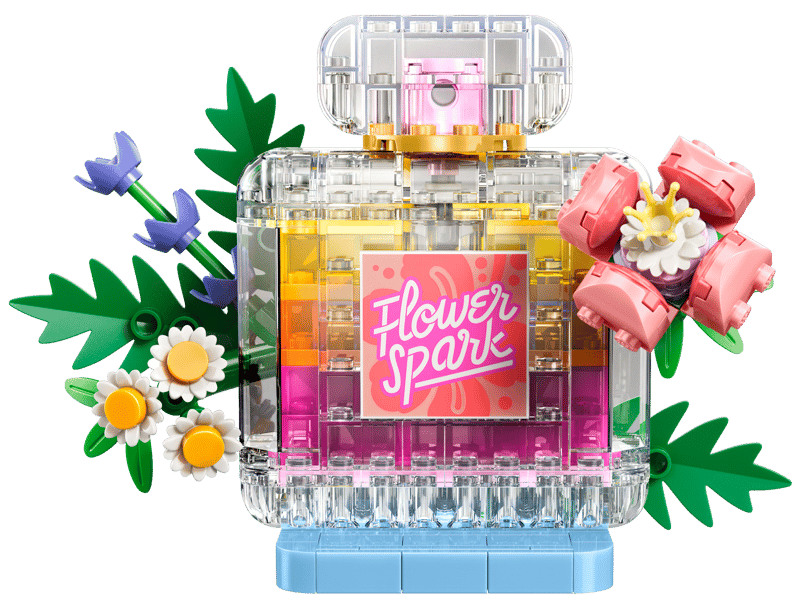 LEGO Creator Parfümflasche mit Blumendeko 31383