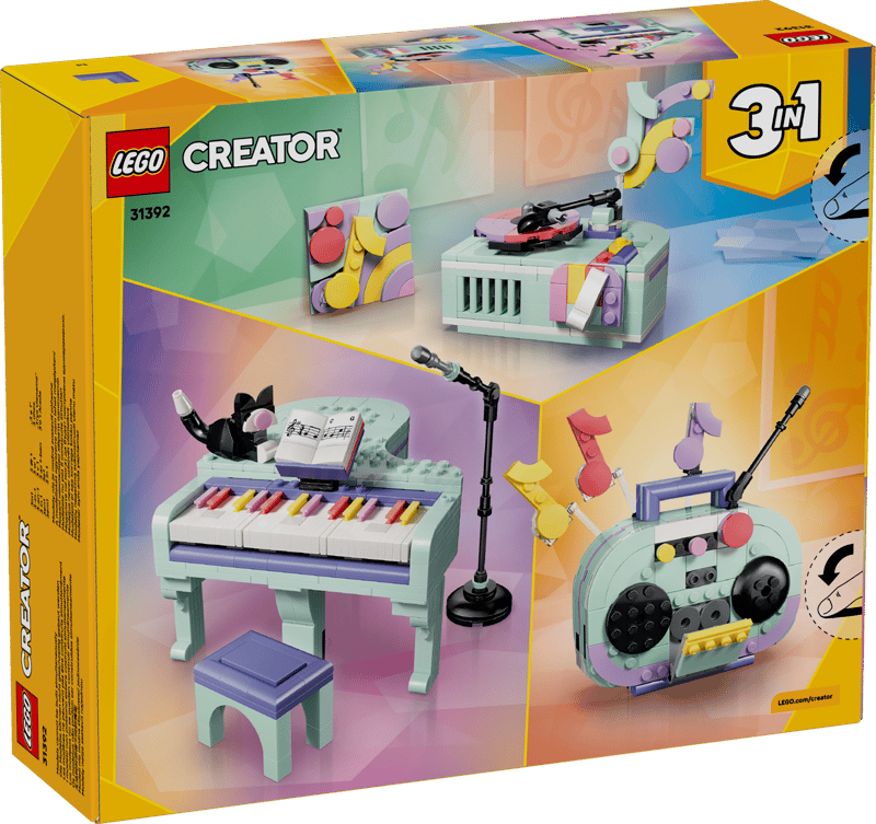 LEGO Creator Deko-Klavier mit Katze 31392