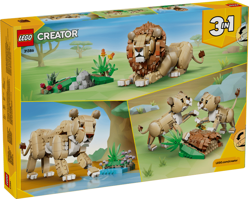 LEGO Creator Wilde Tiere: Majestätischer Löwe 31386
