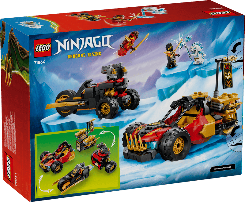 LEGO Ninjago Kais und Coles Kombi-Flitzer 71864