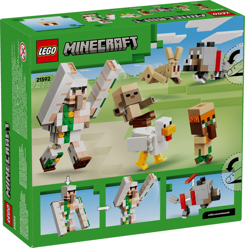 LEGO Minecraft Angriff des Hühnerreiters in der Wüste 21592