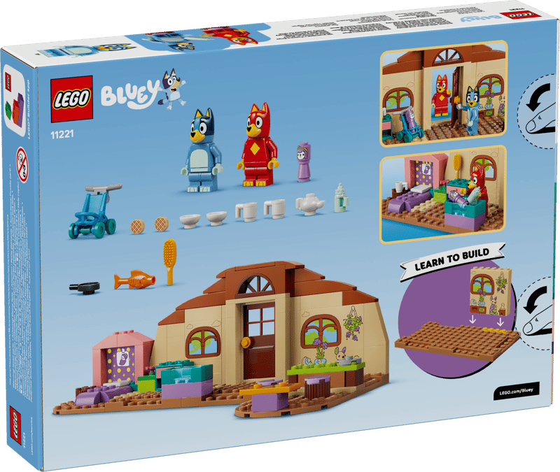 LEGO Bluey Schule mit Rusty und Bluey 11221