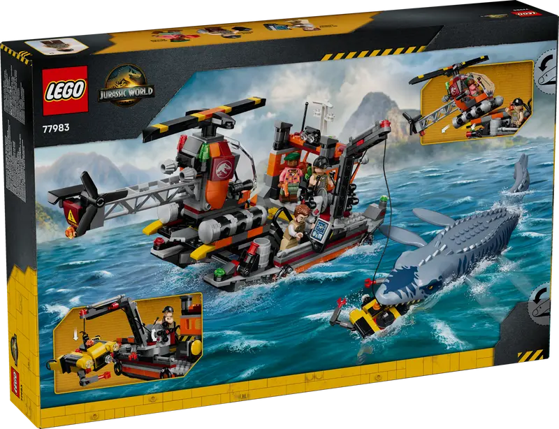 LEGO Jurassic World Mosasaurier-Angriff auf das Boot 77983