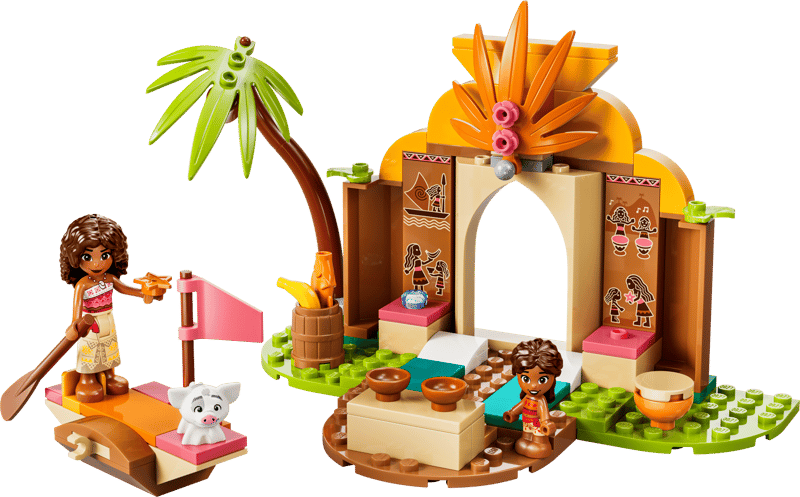 LEGO Disney™ Vaianas Hütte und Boot 43282