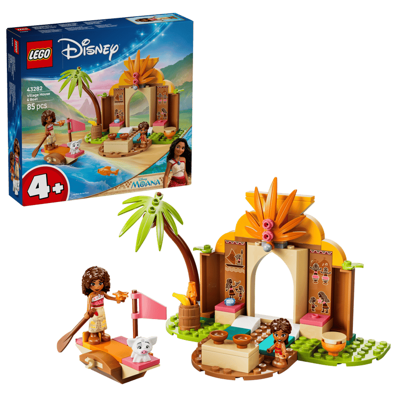 LEGO Disney™ Vaianas Hütte und Boot 43282