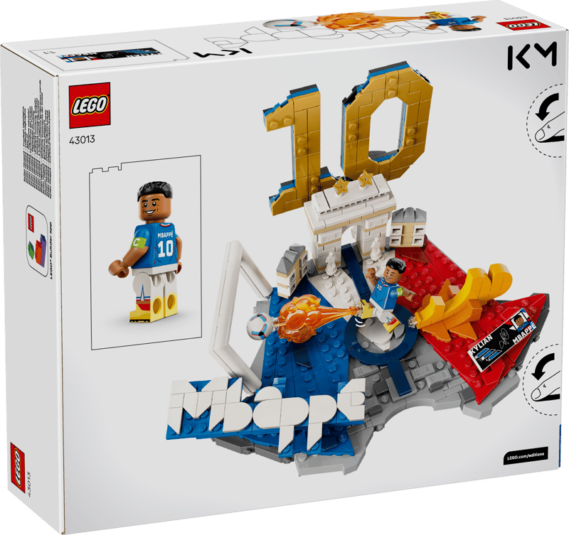 LEGO® Editions Kylian Mbappé – Fußball-Highlights 43013