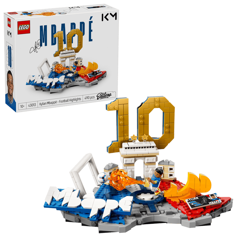 LEGO® Editions Kylian Mbappé – Fußball-Highlights 43013