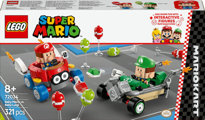 LEGO Super Mario Mario Kart™ – Baby Mario vs. Baby Luigi 72034