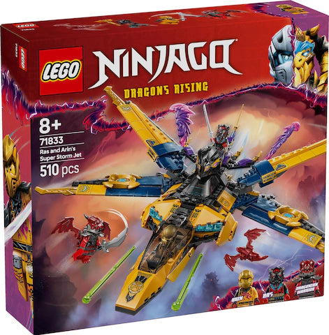LEGO NINJAGO Ras und Arins Super-Sturmflieger 71833