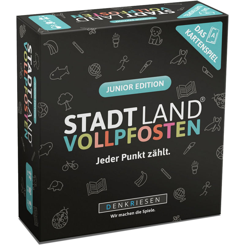 Stadt Land Vollpfosten - Das Kartenspiel - Junior Edition
