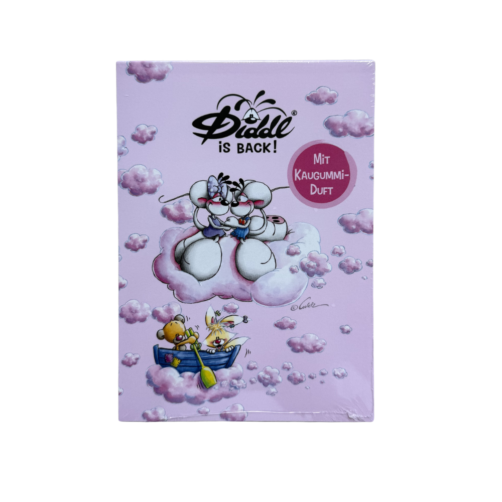 Diddl Duftblock A6 lila Diddl & Friends
