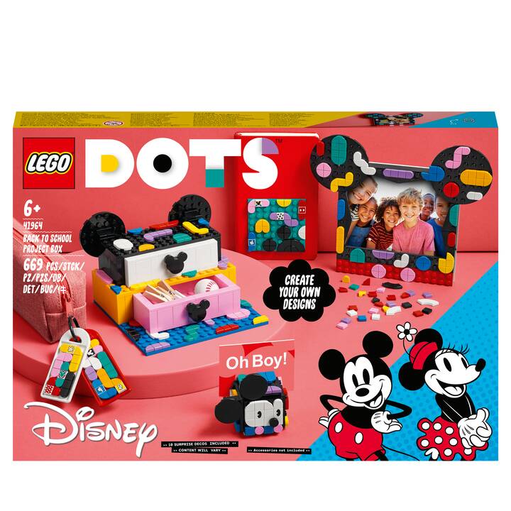 LEGO Dots Micky & Minnie Kreativbox zum Schulanfang 41964