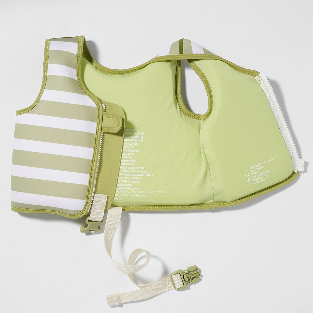 Sunnylife Kinder Schwimmweste 1-2 Into the Wild Khaki