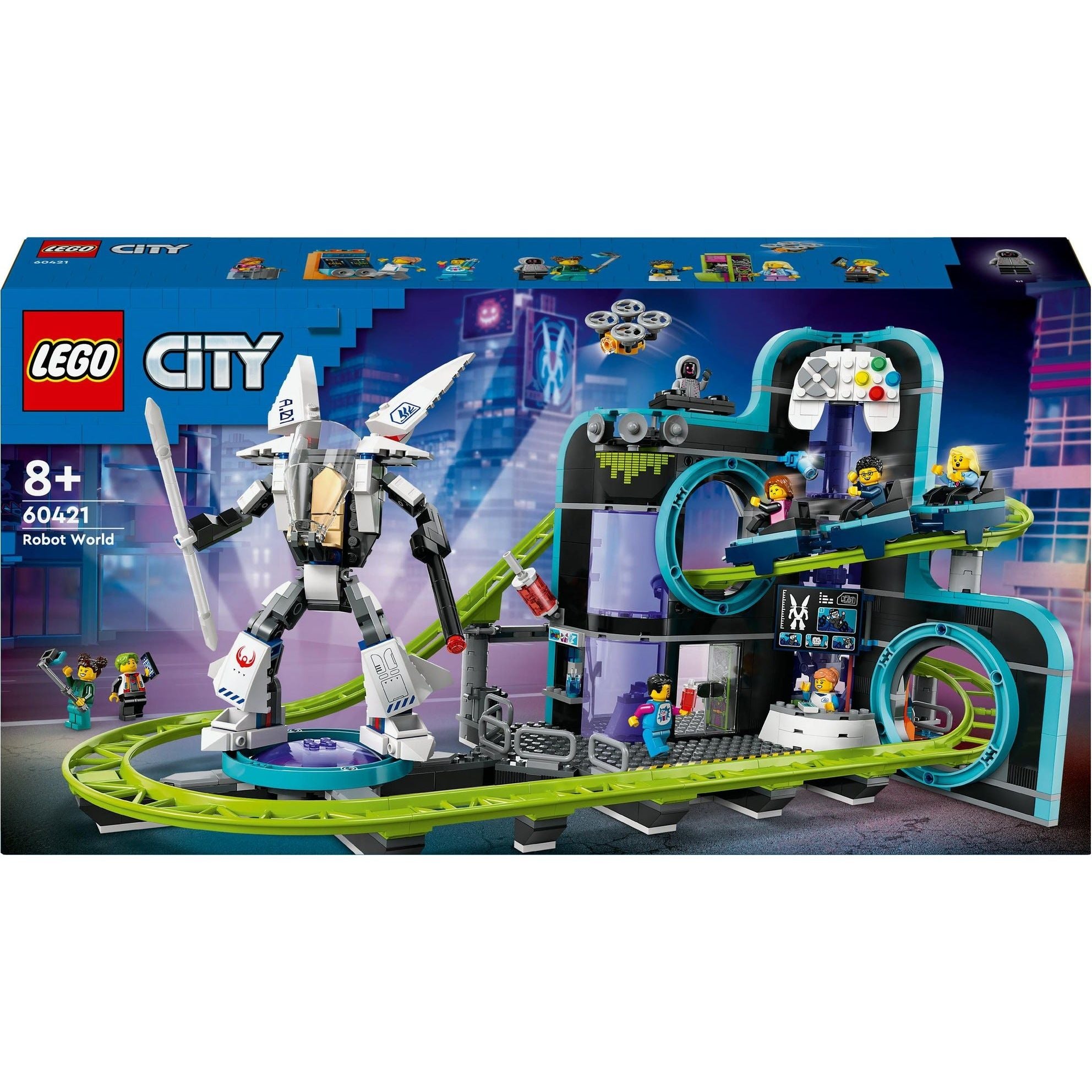 LEGO City Achterbahn mit Roboter-Mech 60421