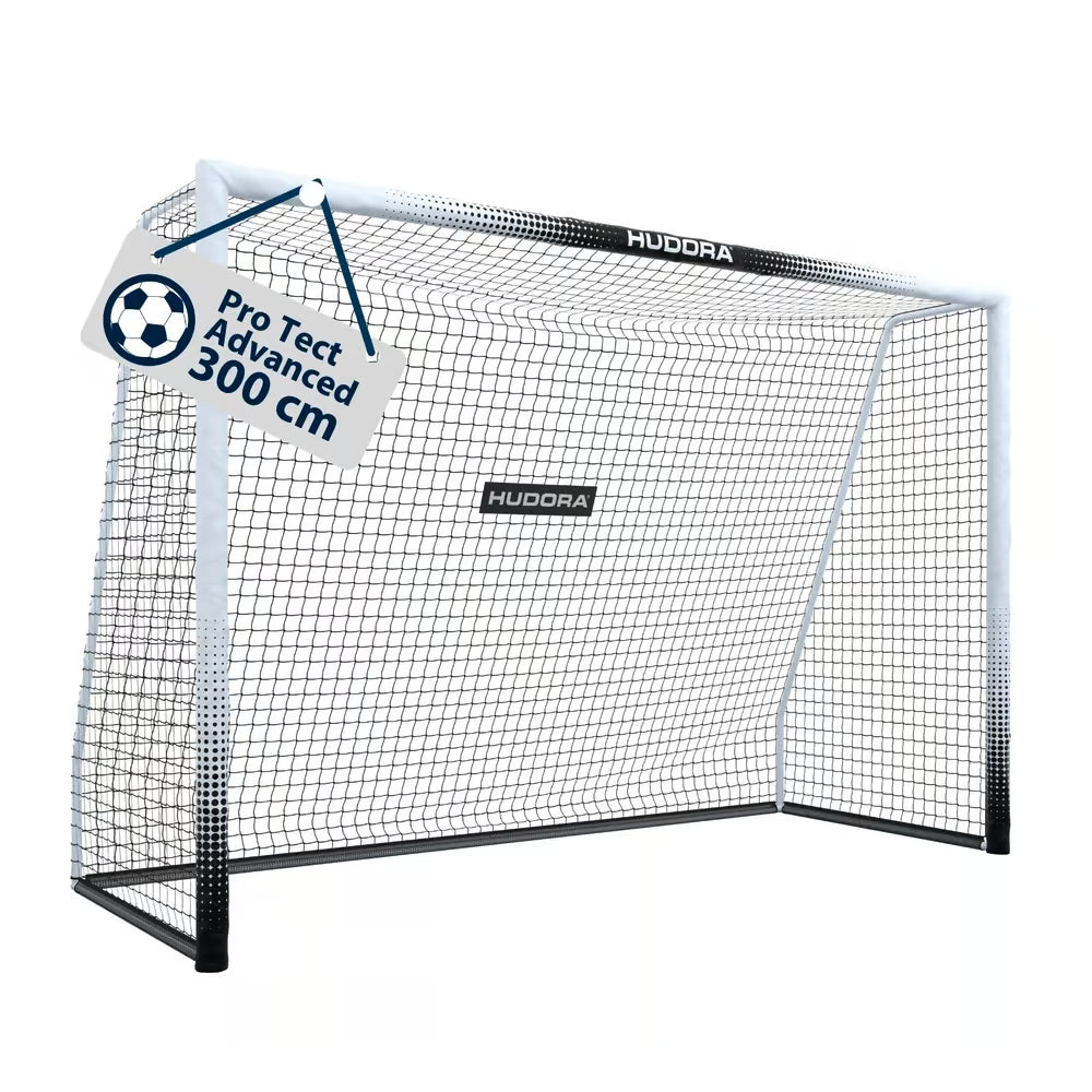Hudora Fussballtor Pro Tect 300 Advanced White