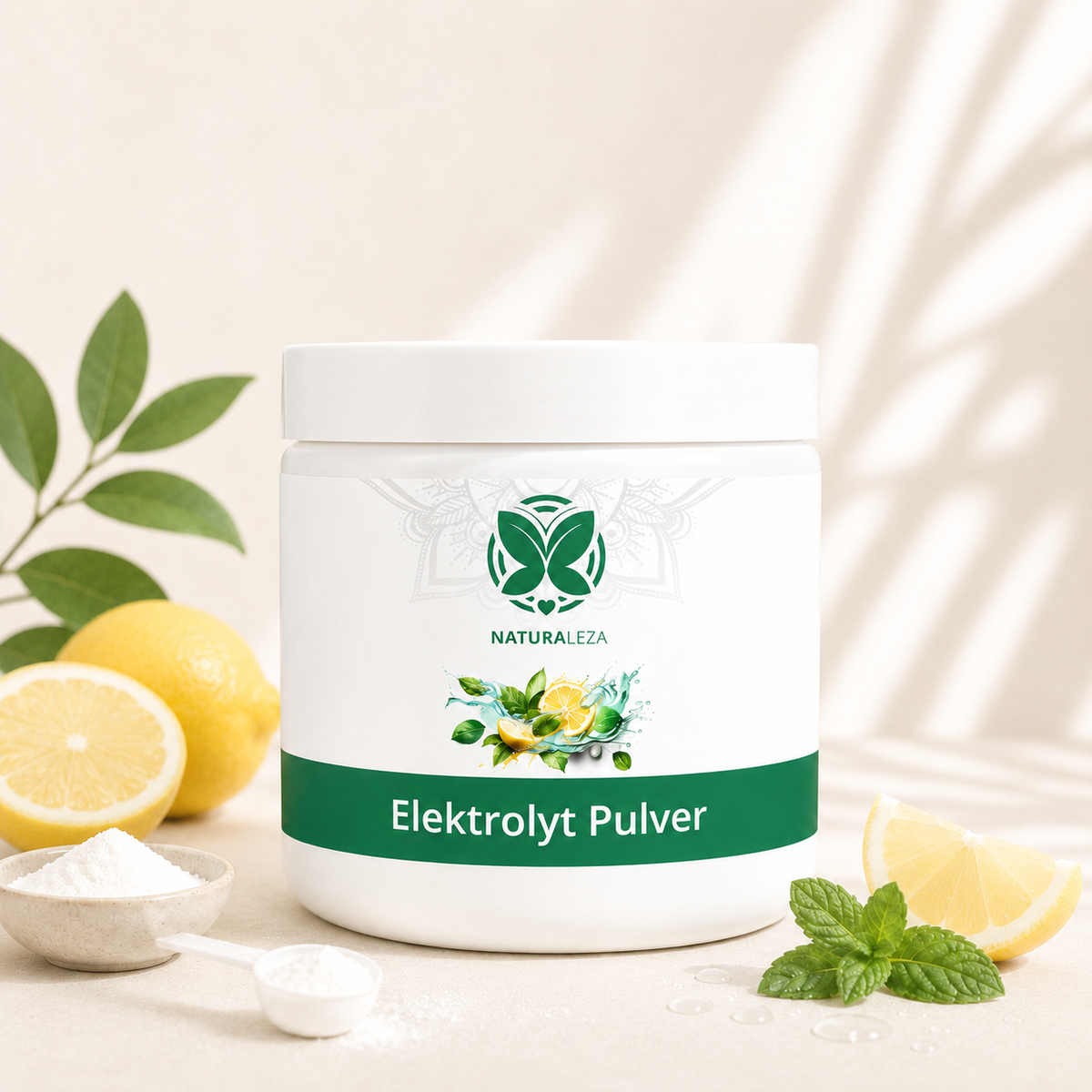 Naturaleza Elektrolytpulver mit Zitronen-Limetten-Geschmack