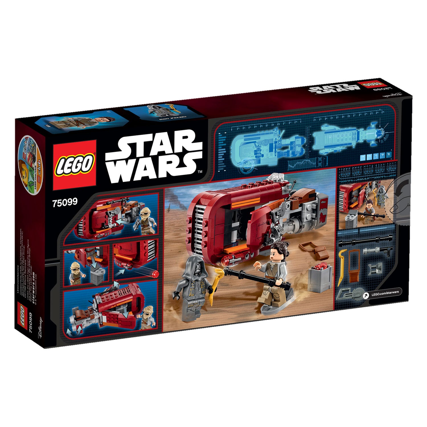 LEGO Star Wars Rey's Speeder 75099