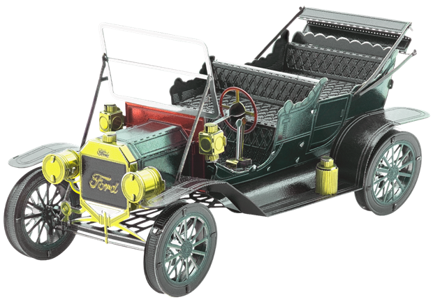 Ford 1908 Model T – grün – Metall Bausatz