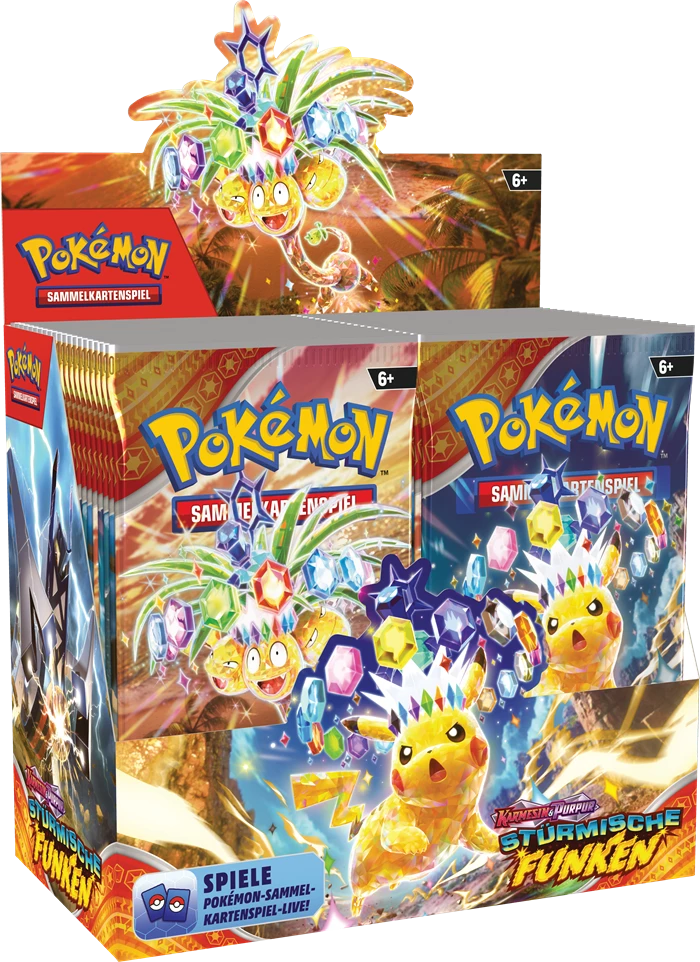 Pokémon SV08 Stürmische Funken Booster 10k