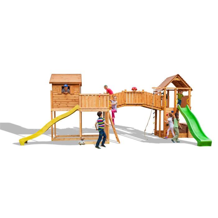 MAXI SET Fungoo SIZED PLAZA slide YELLOW,GREEN