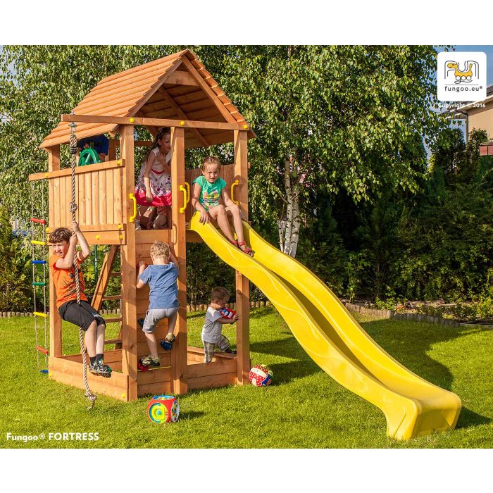 MAXI SET Fungoo SIZED PLAZA slide YELLOW,GREEN