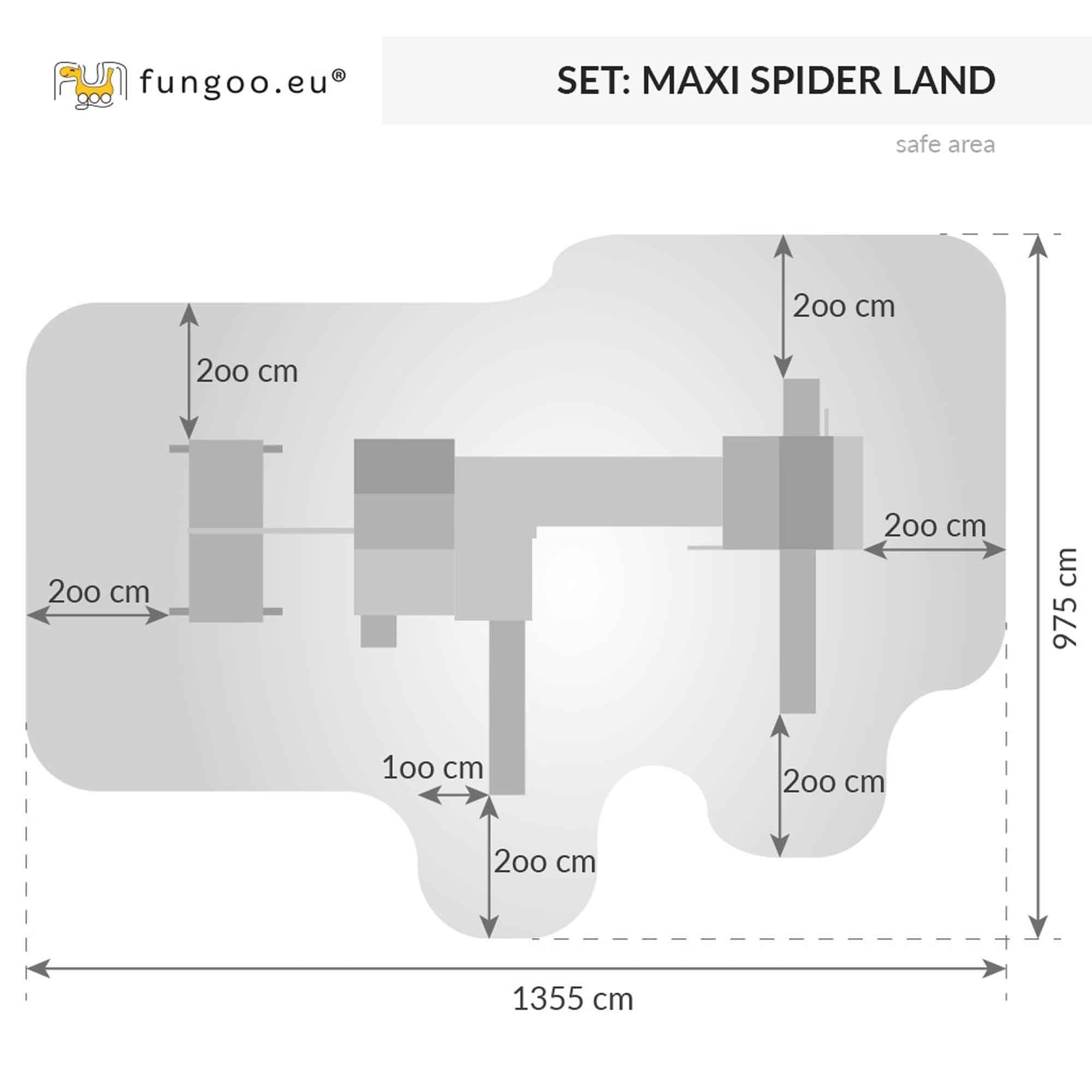 MAXI SET Fungoo SPIDER LAND slide RED,GREEN