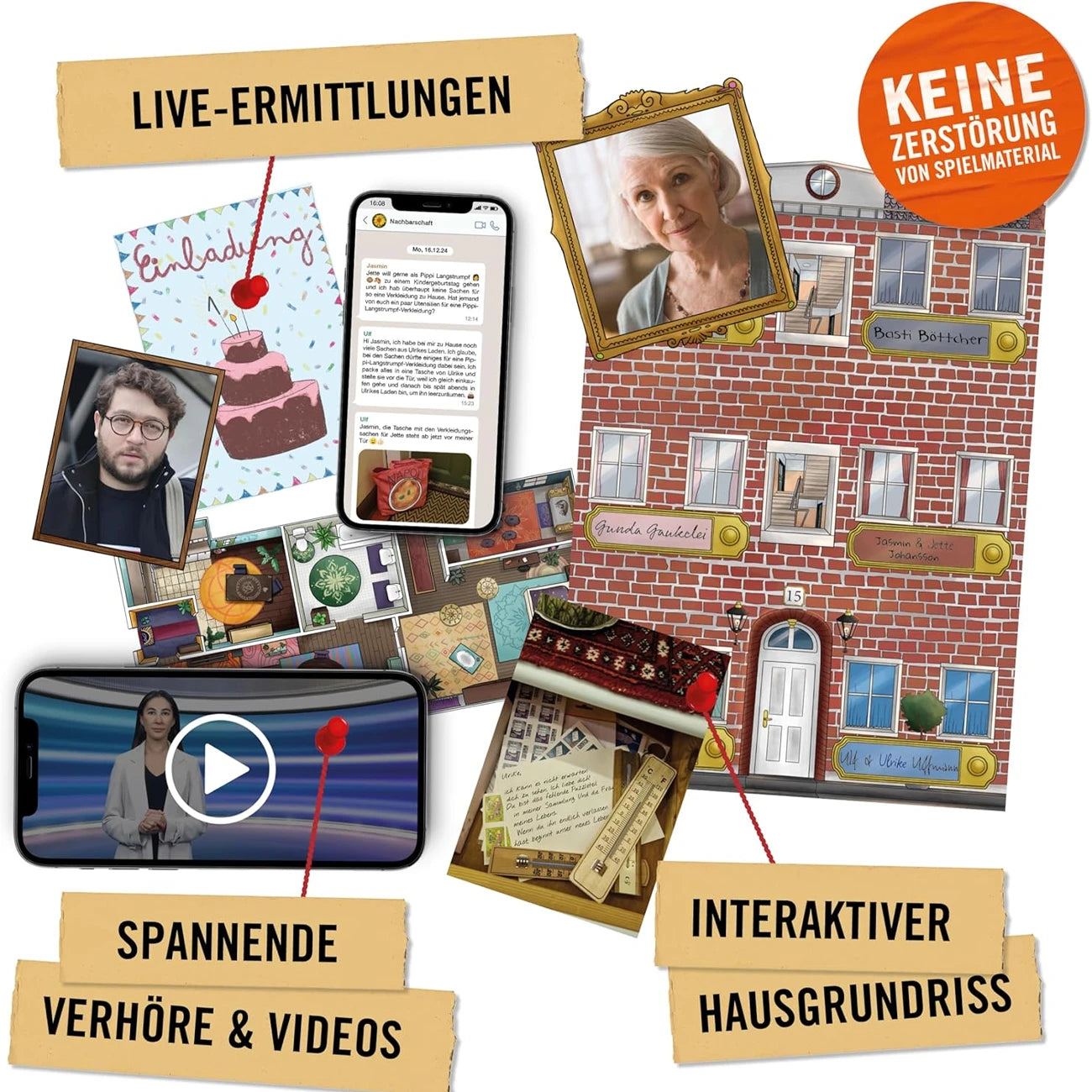 Hidden Games Alle unter einem Dach – Krimispiel