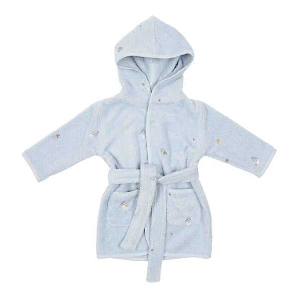 Little Dutch Bademantel embroidered Blue – 98/104