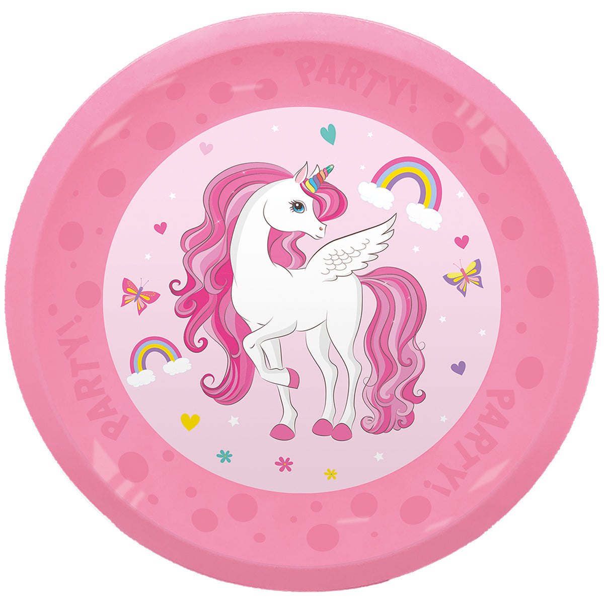 Procos 4 Teller Einhorn 21cm Reusable