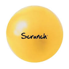 Scrunch Silikon Ball Gelb